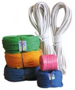 طناب پلاستیکی و پنبه ای